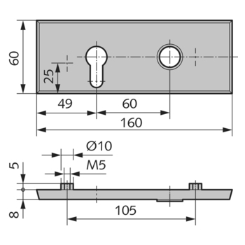 WSS Langschild Massbild  01.667.0000.114