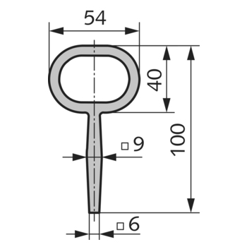 WSS Steckschlüssel Massbild  01.978.0000.625