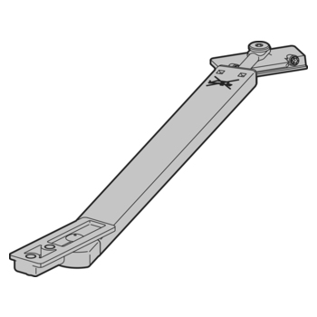 WSS Öffnungsbegrenzer, kraftabsorbierend Standard / Heavy Duty Zeichnung Grösse 1 10.041.0100.114