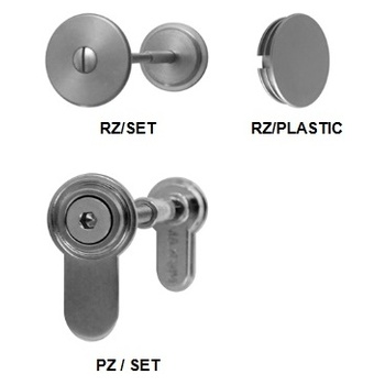 Zylinder-Abdeckrosetten PZ/SET, RZ/PLASTIC, RZ/SET