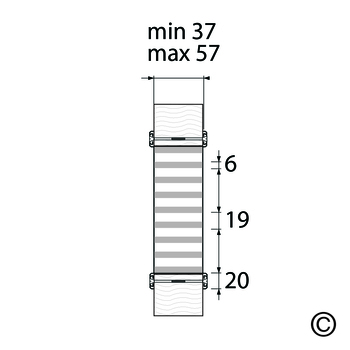 Torbel Gitter 1596 Massbild