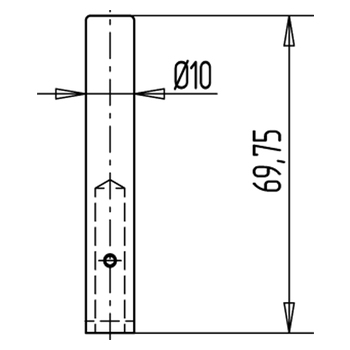 WSS Verriegelungsstück unten Serie 100 Massbild