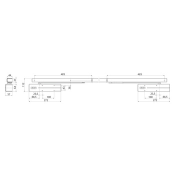 ASSA ABLOY DC700G-CO-C - Massbild