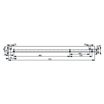 ASSA ABLOY Montageplatte DCA132-----EV1-Massbild