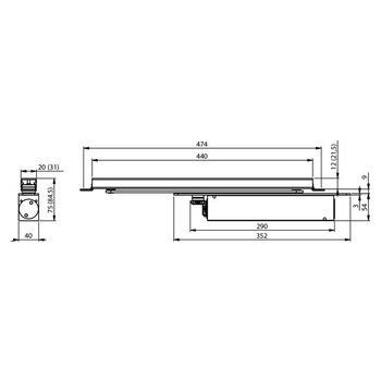 ASSA ABLOY DC860 - Massbild