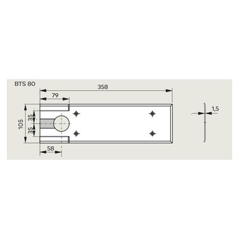 Deckplatten für BTS 80, BTS 80 F, BTS 80 EMB und BTS 80 FLB