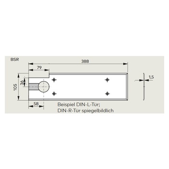 Deckplatten für BSR: BTS 80 F, BTS 80 EMB 1, BTS 80 EMB 2, BTS 80 EMB 1G und BTS 80 FLB 1G