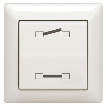 3883-10 Wechselschalter für uP-Schalterdosen mit Symbol Tür Auf/Zu.