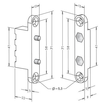 ASSA ABLOY Stromübertrager 10305--------00