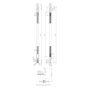 ASSA ABLOY Kabelübergang 10312-21 Masszeichnung