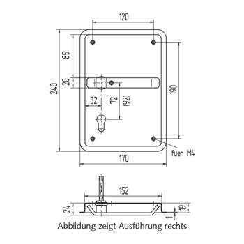 WSS Sporthallen-Türdrücker 02.778_779_780_781 Massbild