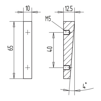 Schliesskloben aus Aluminium 10.514