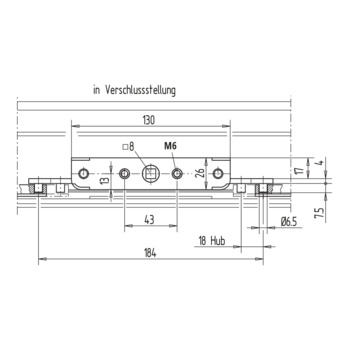 WSS Zentralschloss aus Edelstahl 10.924