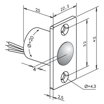 ASSA ABLOY Kegelkontakt 10400