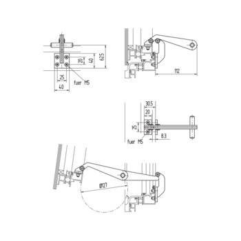 WSS Edelstahl-Fensteraussteller 10.696