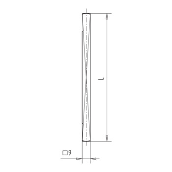 WSS Drückerstift mit Verzahnung 02.830