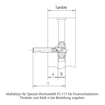 Haken-Wechselstift 02.850