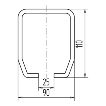 Laufschiene HELM, 6 mtr. 03.530