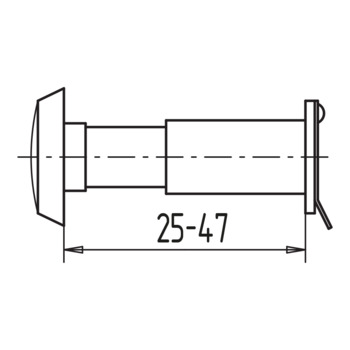 Türspion mit Weitwinkel-Optik 09.901