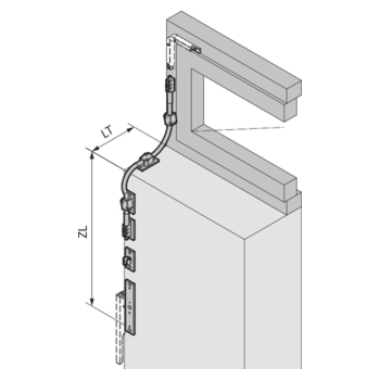 Seilzug für Handhebel (Ableitung 3)