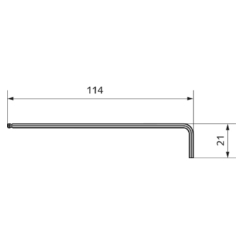 Innensechskantschlüssel SW 3 mm