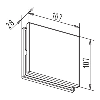 PT 80 - Glas/Glas Verbinder 30.400