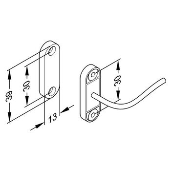 ASSA ABLOY Unireedkontakt 10368-10-----00 Massbild