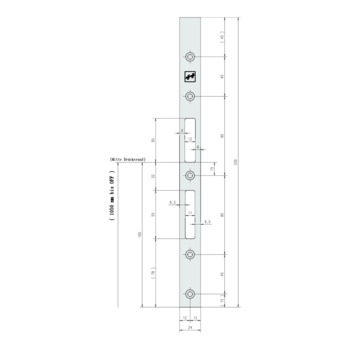 effeff Schliessblech 509ZBS03