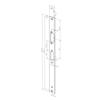 Ersatzschliessbleche zu MEDIATOR Lineartüröffner -------31A35-01