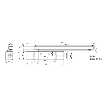 dormakaba TS 93 G 43030001 - Massbild