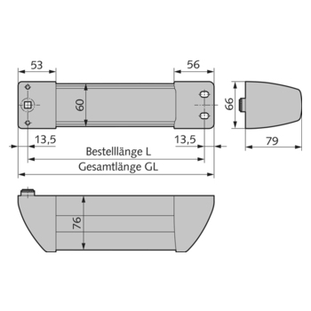 WSS Druckstange PD 79 Massbild