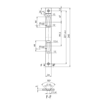 GLAMETEC GLA4540 00/500 Masszeichnung