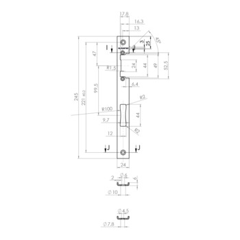 GLAMETEC GLA4225 00/501 Massbild