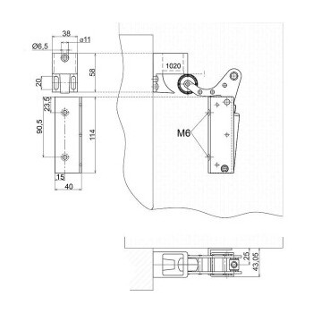 DICTATOR Mechanischer Timer 500270 Massbild