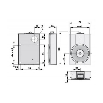 DICTATOR Haftmagnet 040097 Massbild