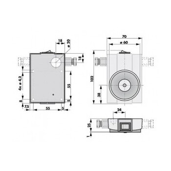 DICTATOR Haftmagnet 040045 Massbild