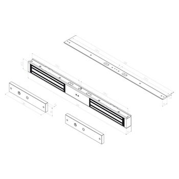 ASSA ABLOY Doppel-Mini-Magnet MAGDN3000