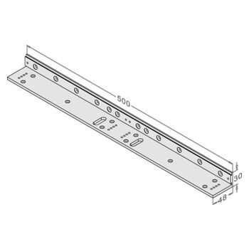 Montagewinkel MAGAC-L300 für Doppel-Mini-Magnet (neu MAGAC-L-AL600D-)