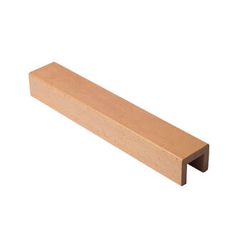 Holzhandlauf, rechteckig 40x50 mm