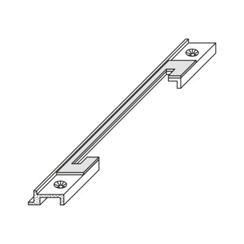 HEBGO-Passstücke für Falztiefen 30.5 mm zu Glutzschliessblech Nr. 1153, Nr. 955 Bild