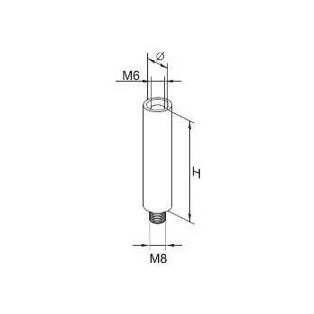 Stift rund CB 12 STR112.068 Massbild