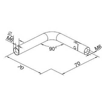 Stift 90° r mit Gelenk CB 12 ig STRG412.070 Massbild