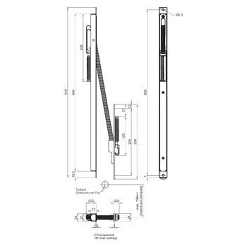 MSL ASSA ABLOY Kabelübergang Klemm-/steckbar 20-polig, Rundstulp 10314R40, Produktzeichnung