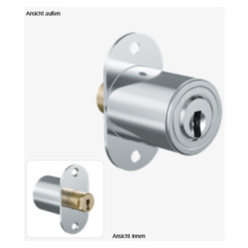 EVVA ICS Druckzylinder MR25DRZ, verschiedenschliessend, Produktbild