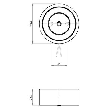 ASSA ABLOY 830-8C Technische Zeichnung