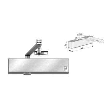 ECO TS-50/2-6 Türschliesser mit Scherengestänge Bild