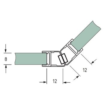 SWS Glastürdichtung 5765624 bei 8 mm Glas Bild