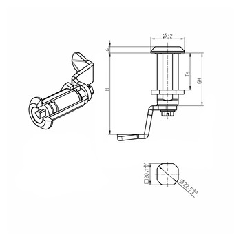 EMKA Adapter GD-Zn roh 1000-U164 Massbild