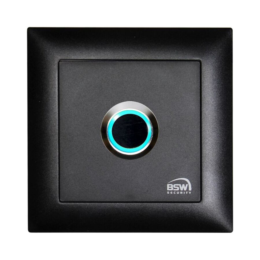 GEZE Berührungsloser Sensortaster Taster mit LED blau und Brailleschrift IP69 